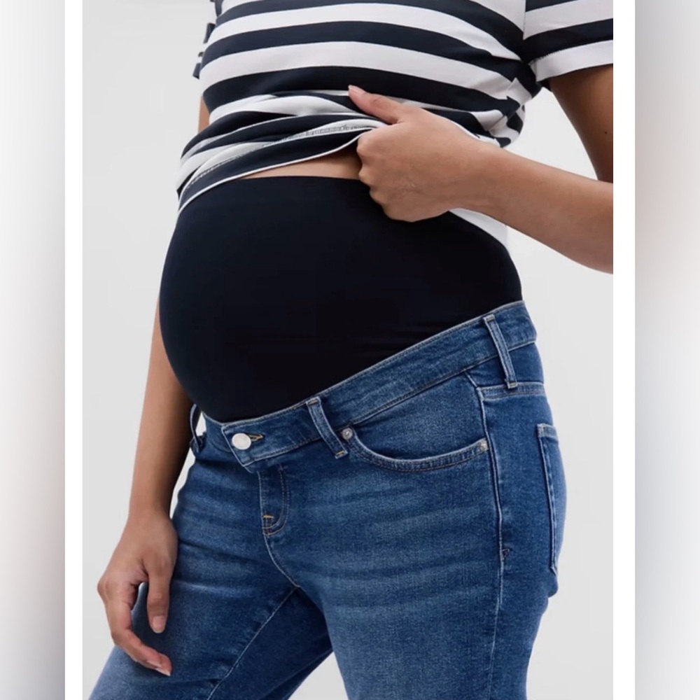 GAP Maternity Jeans with Black Panel